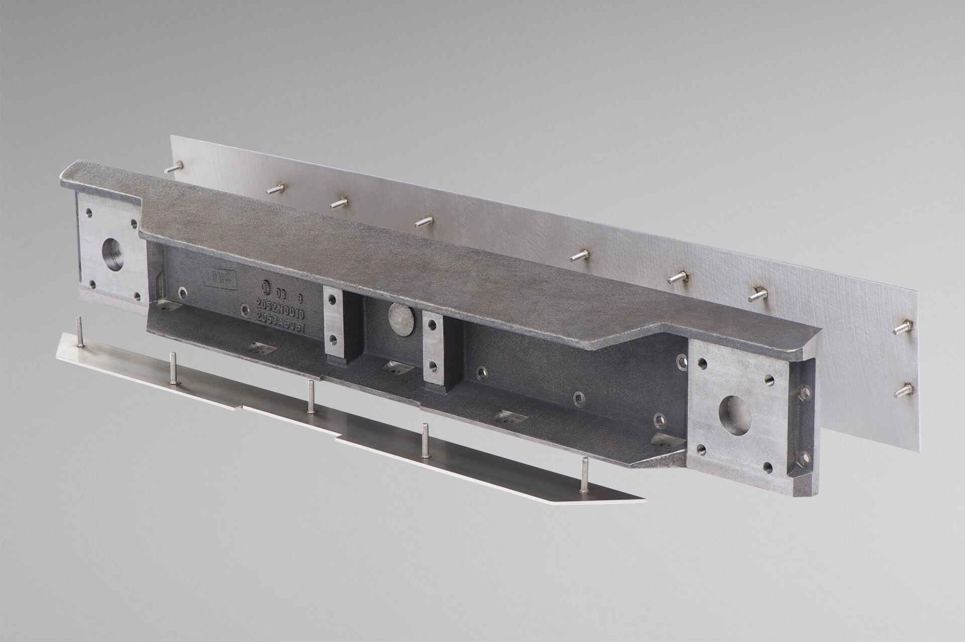 X-Clamps und Standard-Klemmschienen aus hochwertigem Chromstahl für AMC/PMC Gießereianlagen